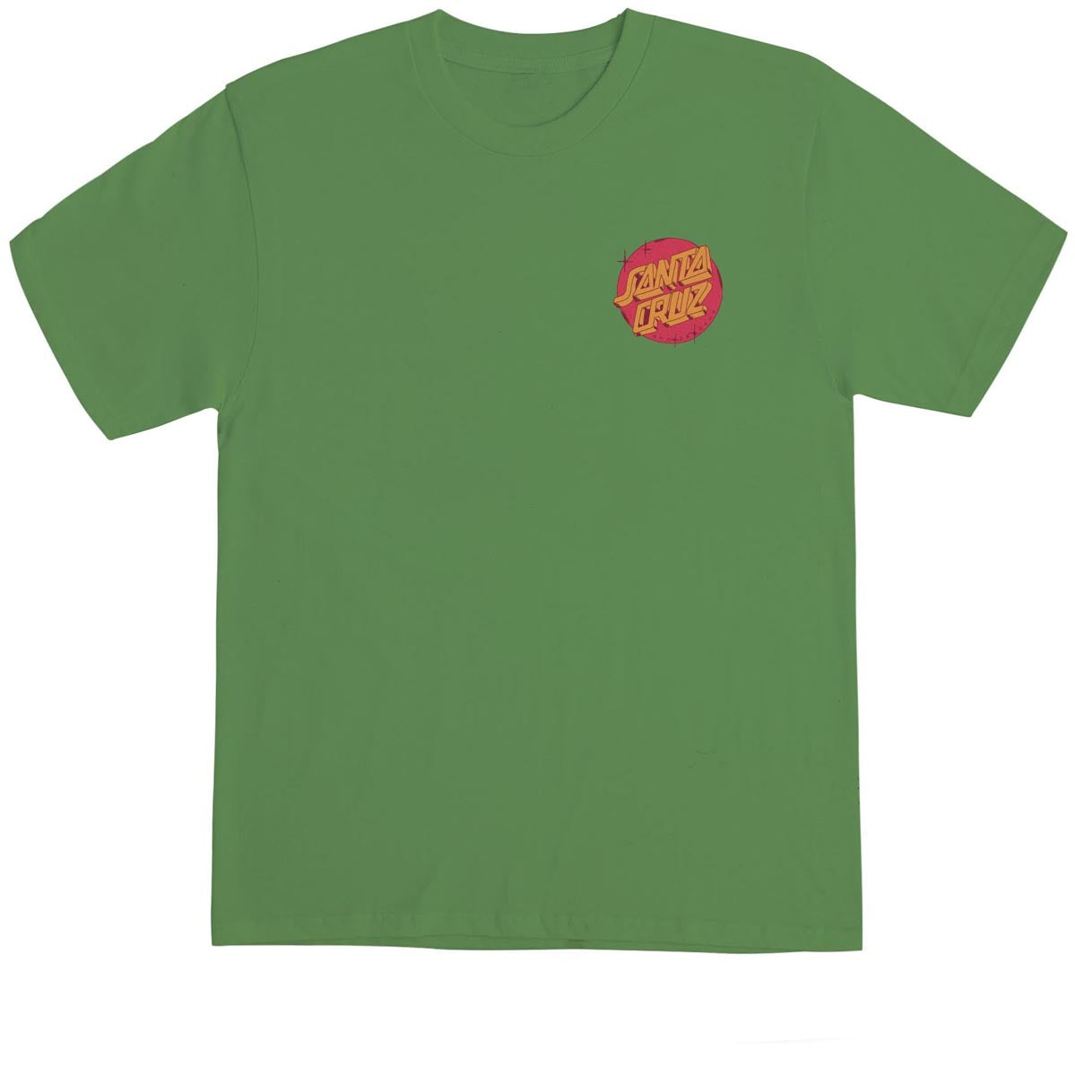 Santa Cruz Scrawl Brick Dot T-Shirt - Dill Green image 2