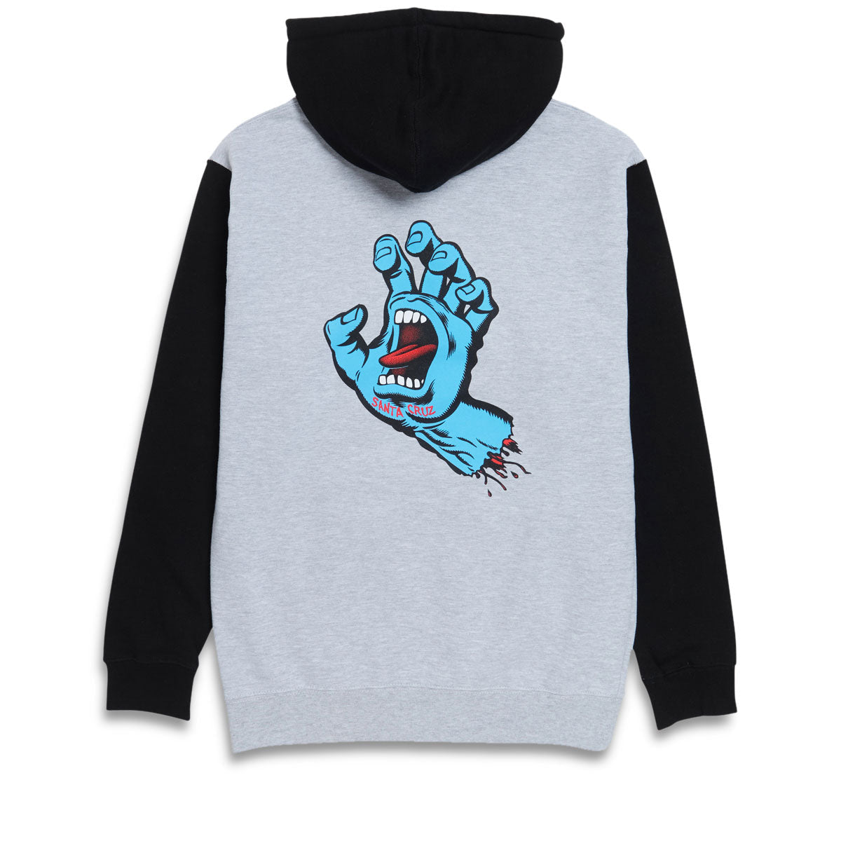 Santa Cruz Screaming Hand Hoodie - Grey Heather/Black image 2