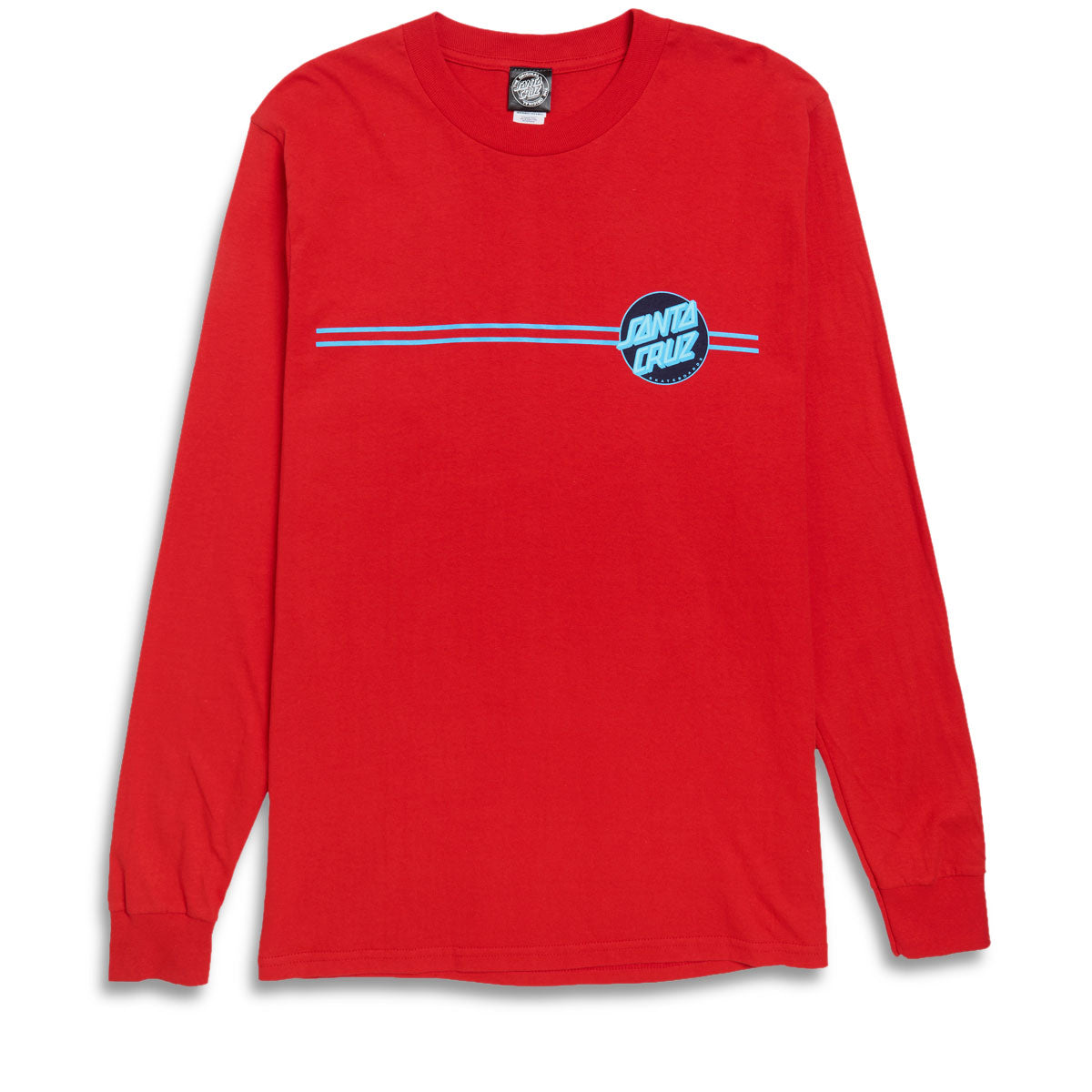 Santa Cruz Other Dot Long Sleeve T-Shirt - Fuji Red/Black/Blue image 1