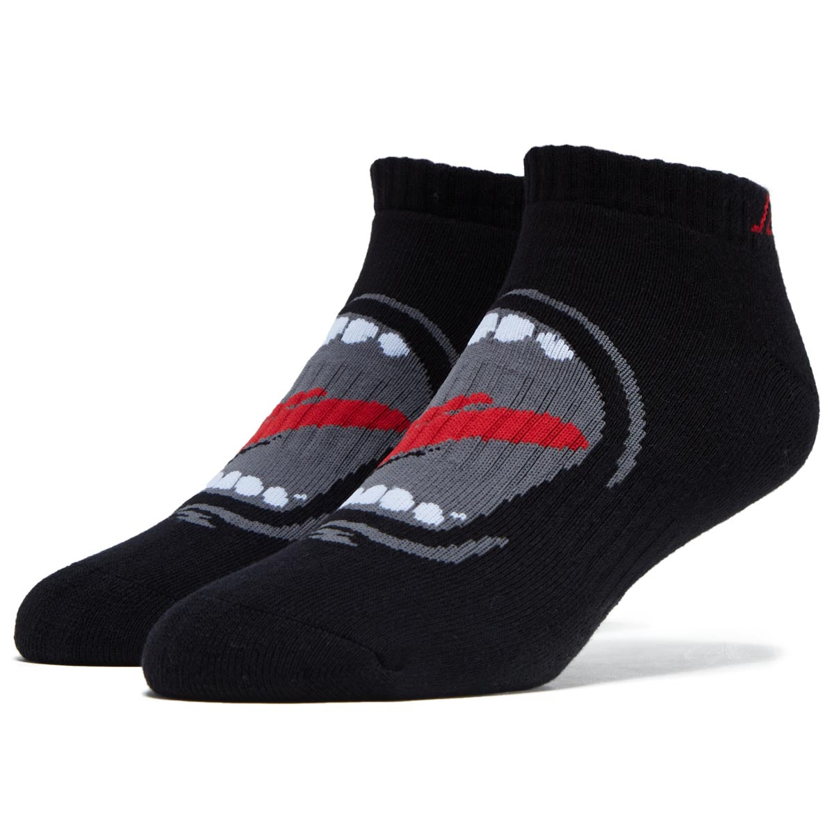 Santa Cruz Big Mouth No Show Socks - Black image 1