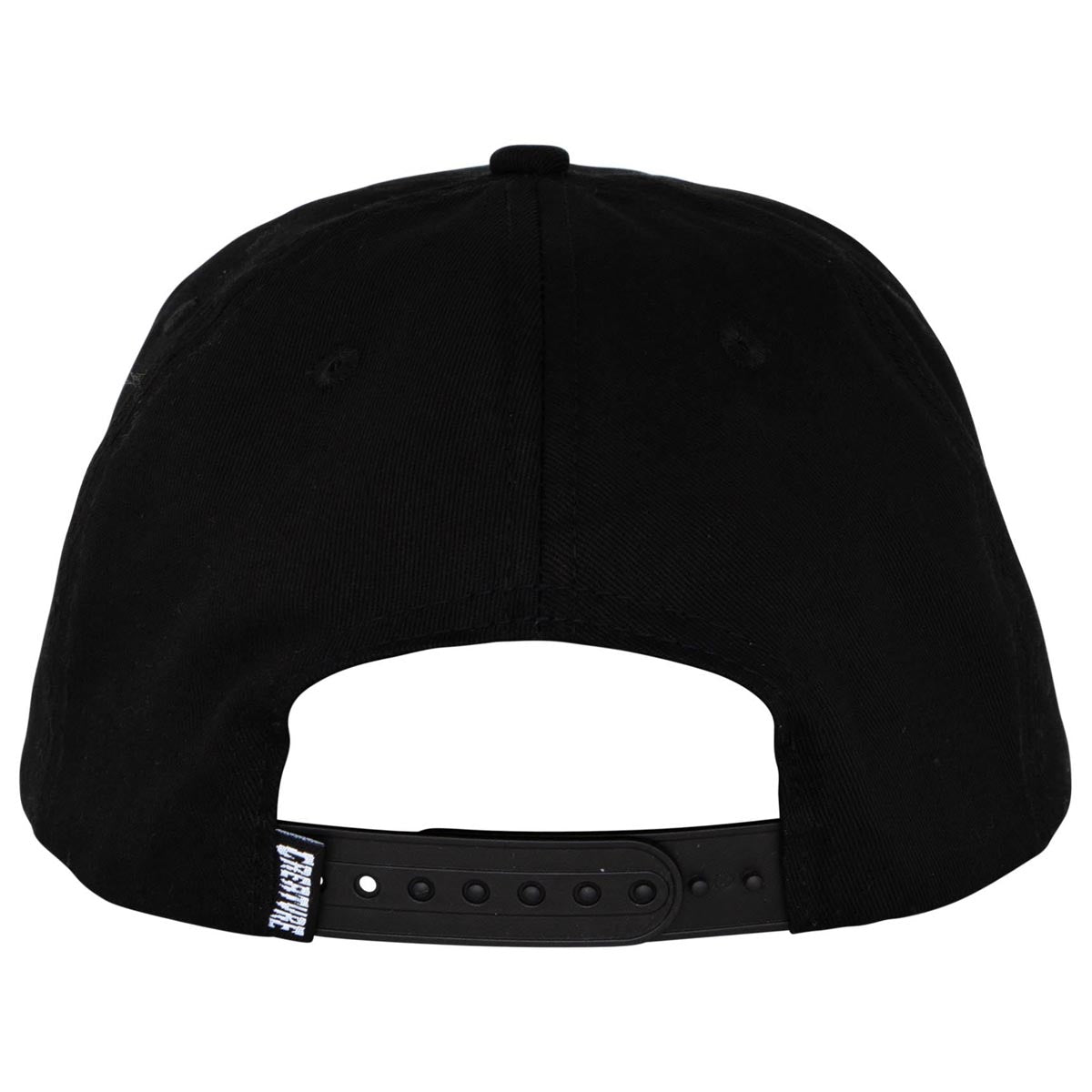 Creature Top Shelf Snapback Hat - Black image 3