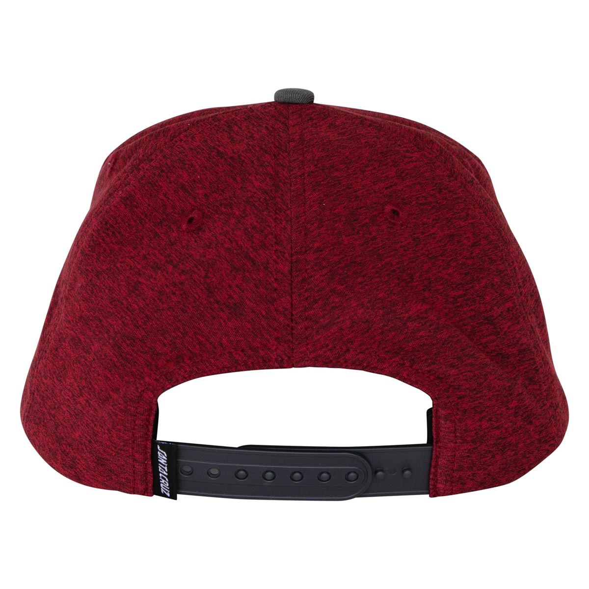 Santa Cruz Wave Dot Snapback Hat - Heather Burgundy/Grey image 2