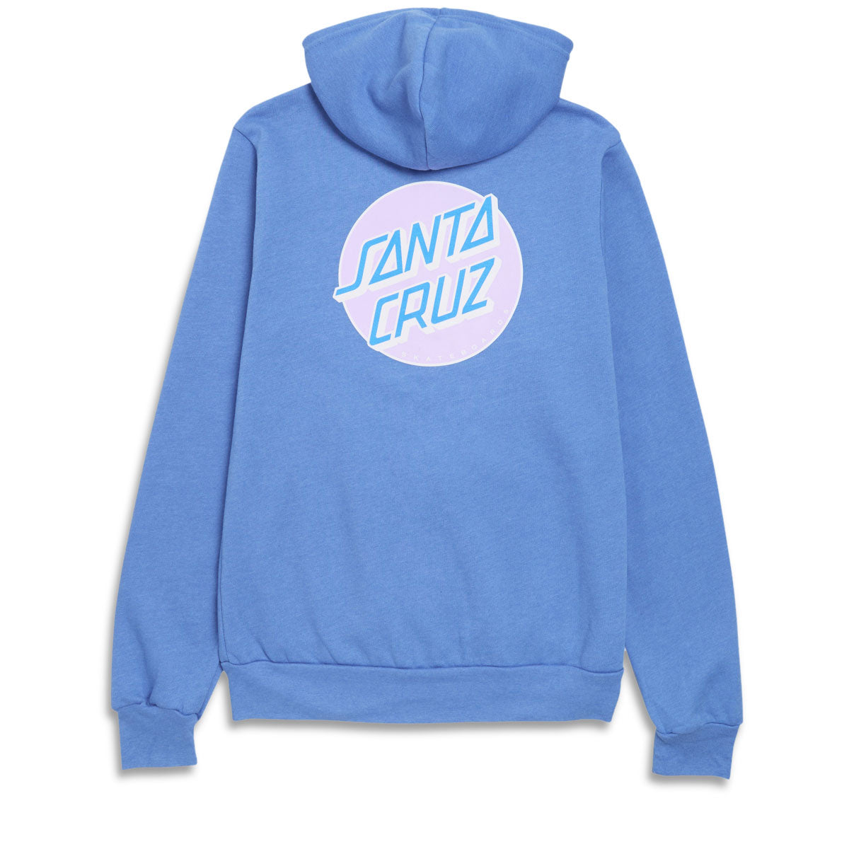 Santa Cruz Womens Other Dot Zip Hoodie - Heather Columbia Blue image 2