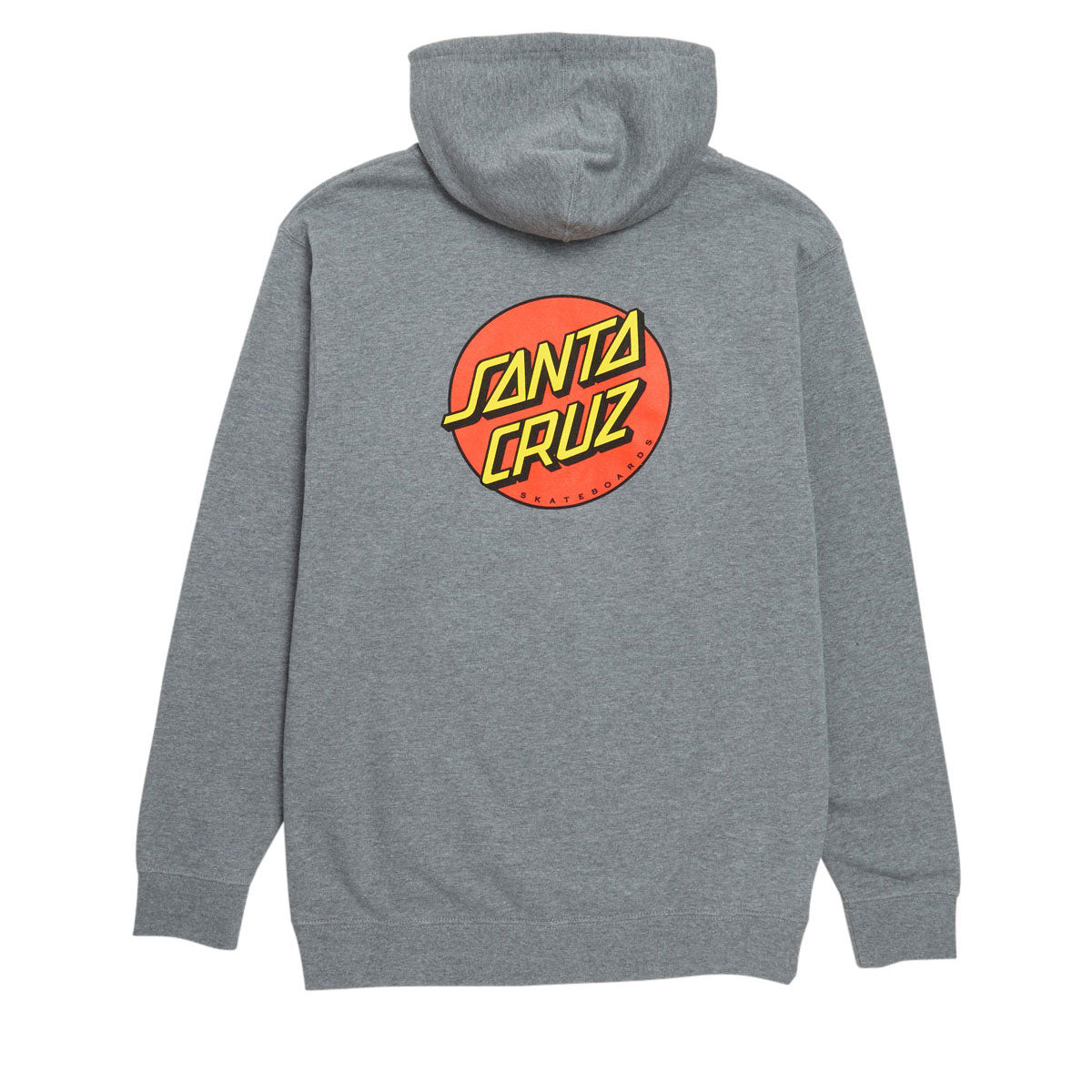 Santa Cruz Womens Classic Dot Relaxed Zip Hoodie - Gunmetal Heather image 2