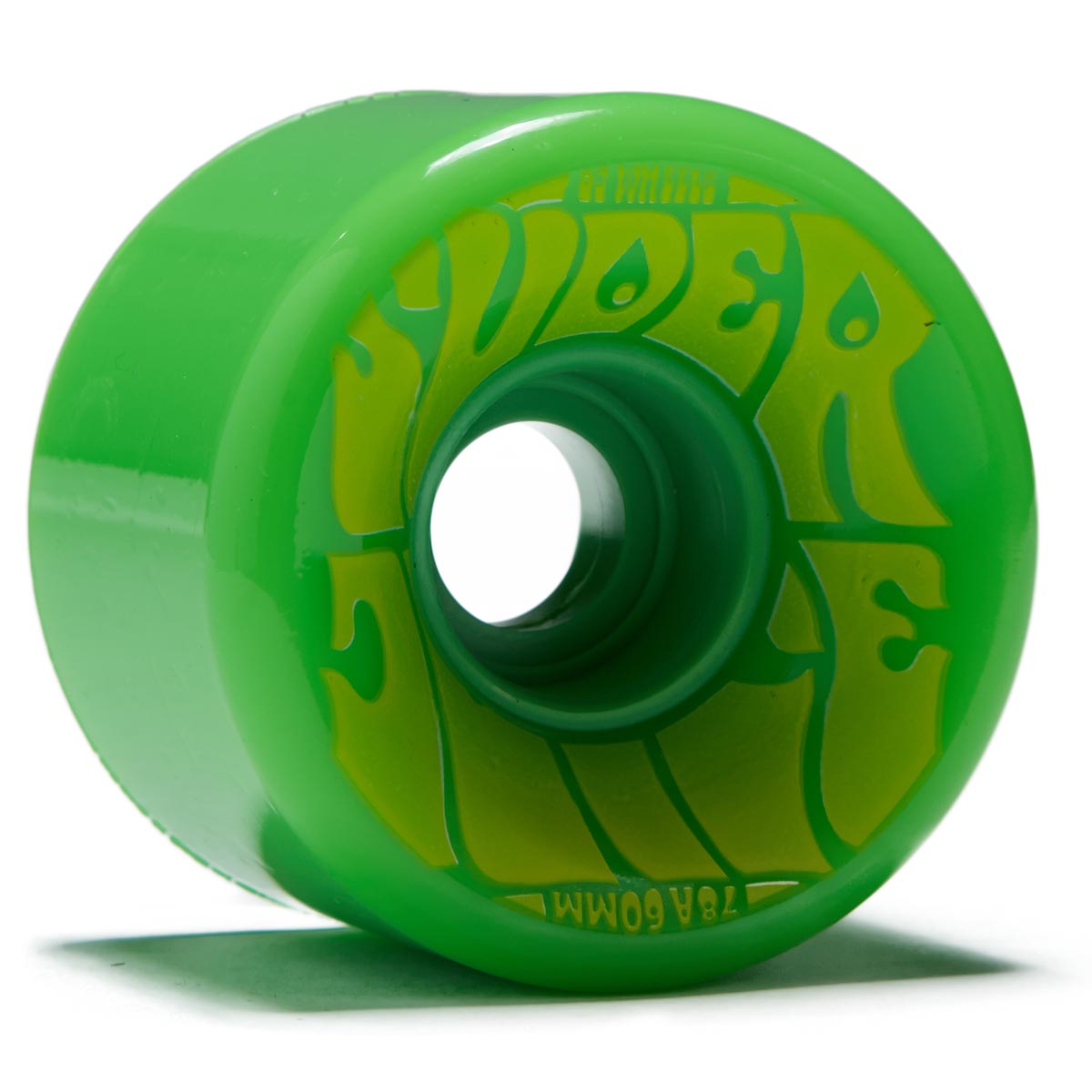 OJ Super Juice 78a Skateboard Wheels - Green/Yellow - 60mm image 1