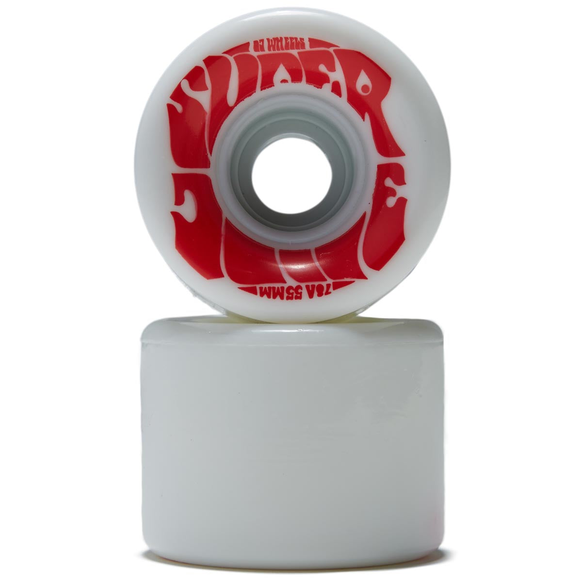 OJ Mini Super Juice 78a Skateboard Wheels - White/Red - 55mm image 2