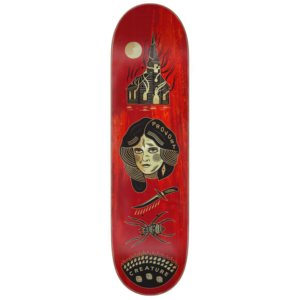 Creature Provost Origins Skateboard Deck - 8.47