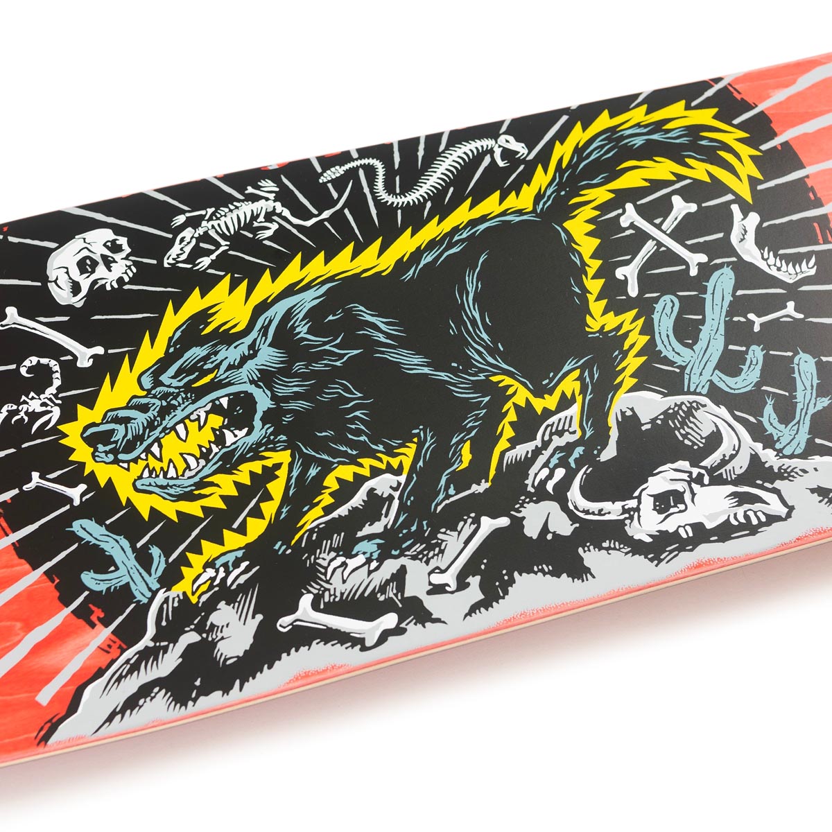 Santa Cruz Kendall Wolf Reissue Skateboard Complete - 9.28