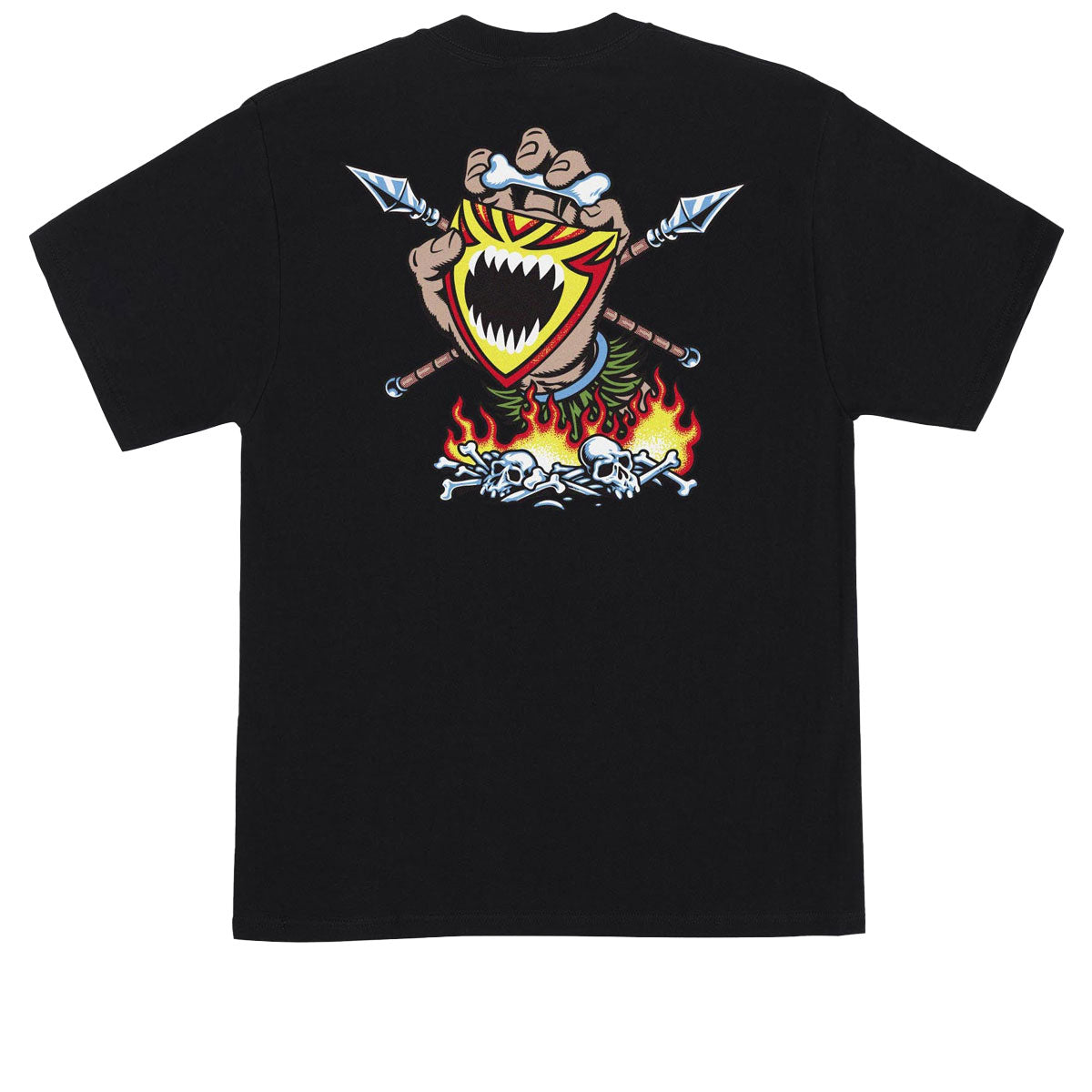 Santa Cruz Salba Screaming Witch Doctor T-Shirt - Black image 1