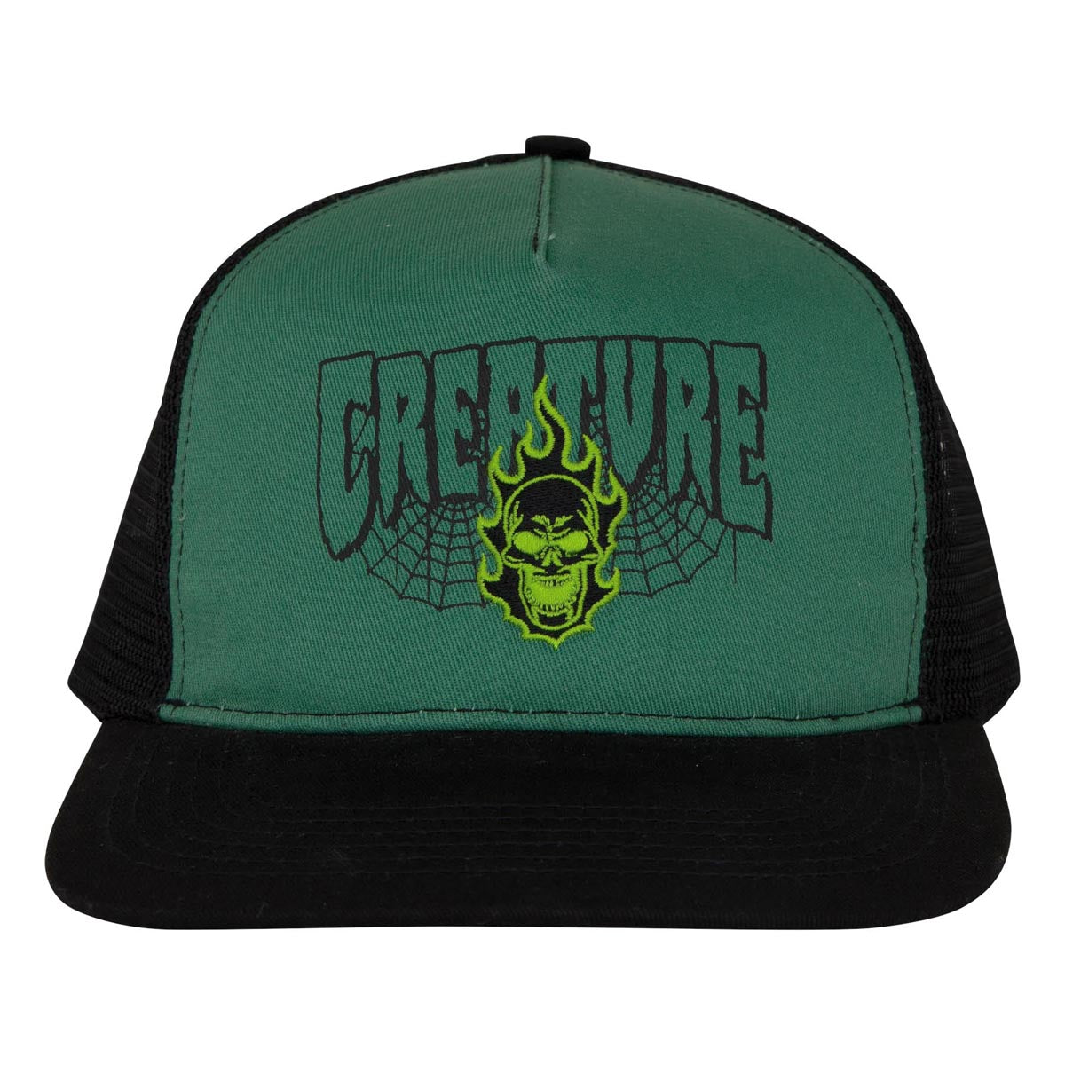 Creature Bonehead 2 Relic Mesh Trucker Hat - Green image 3