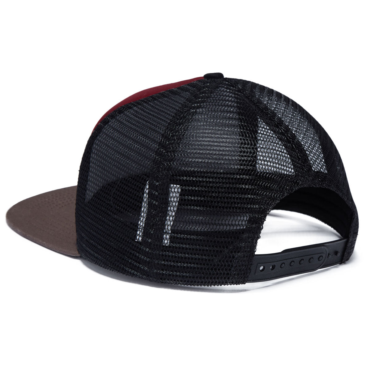 Creature Logo Mesh Trucker Hat - Burgundy/Grey image 2