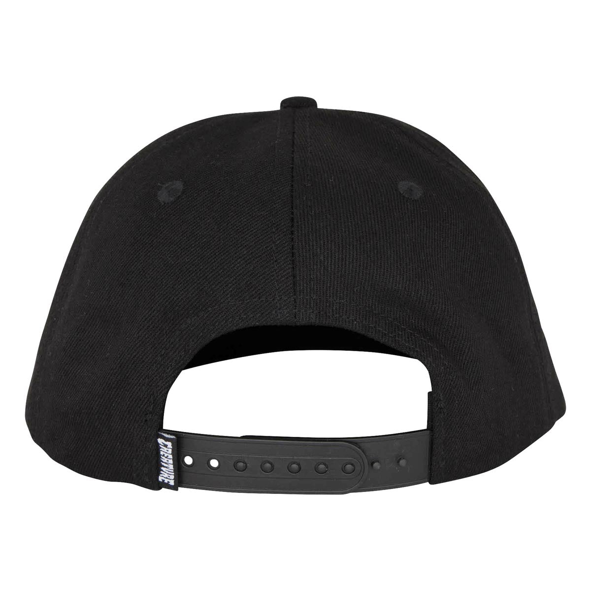 Creature Web Snapback Hat - Black Denim image 2