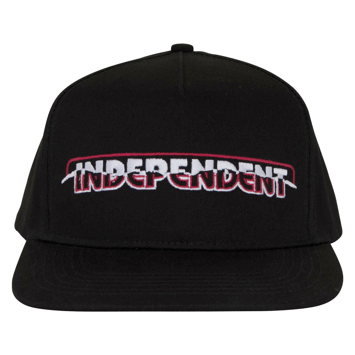 Independent Barhouse Ripped Snapback Hat - Black image 2