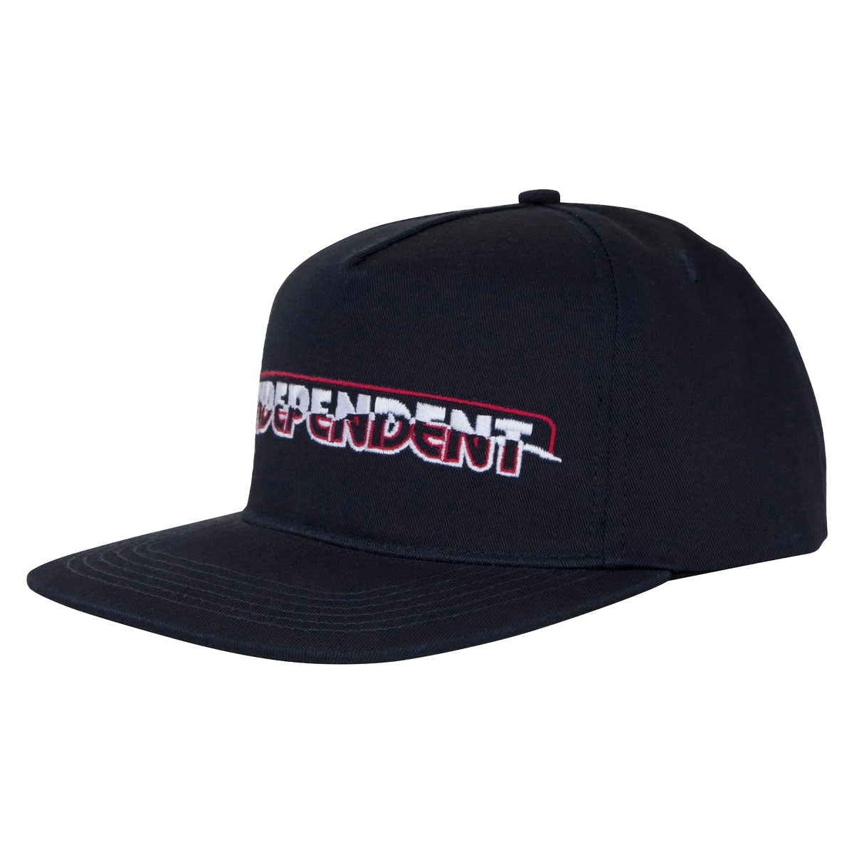 Independent Barhouse Ripped Snapback Hat - Navy image 1