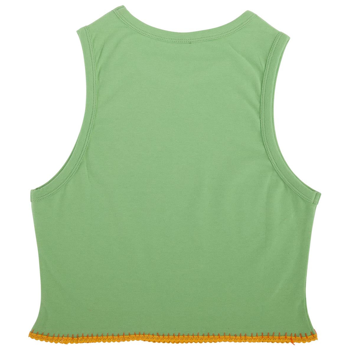 Santa Cruz Womens Ringed Arrangement Cropped Muscle Tank Top - Fern image 2