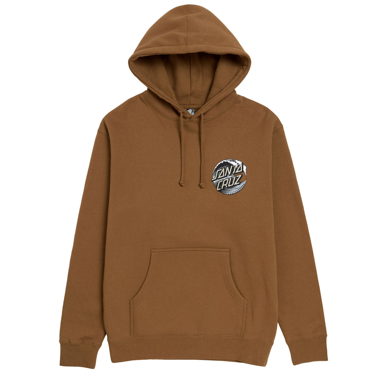 Santa Cruz Wave Dot Hoodie - Saddle/Dark Grey image 1