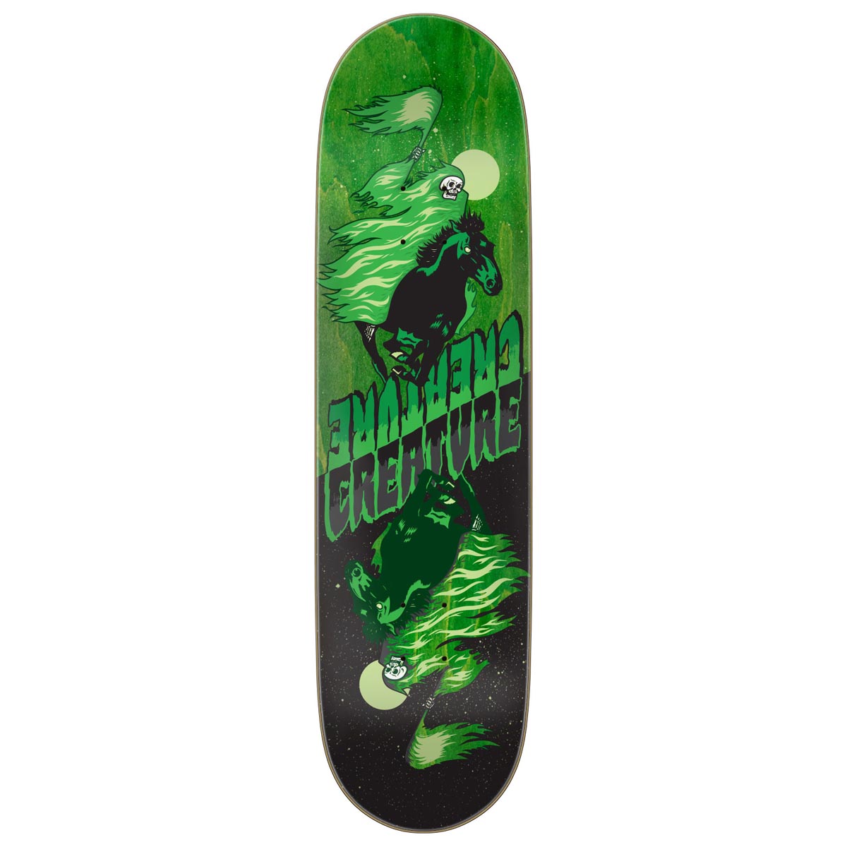 Creature Fiend Twins MED 7 Ply Birch Skateboard Deck - 8.40