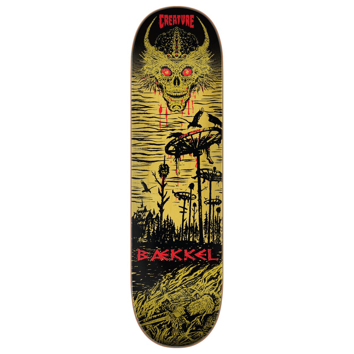 Creature Baekkel Wasteland Pro Skateboard Deck - 8.60