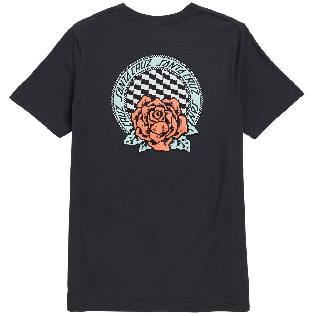 Santa Cruz Womens Rose Tower T-Shirt - Dark Grey image 2