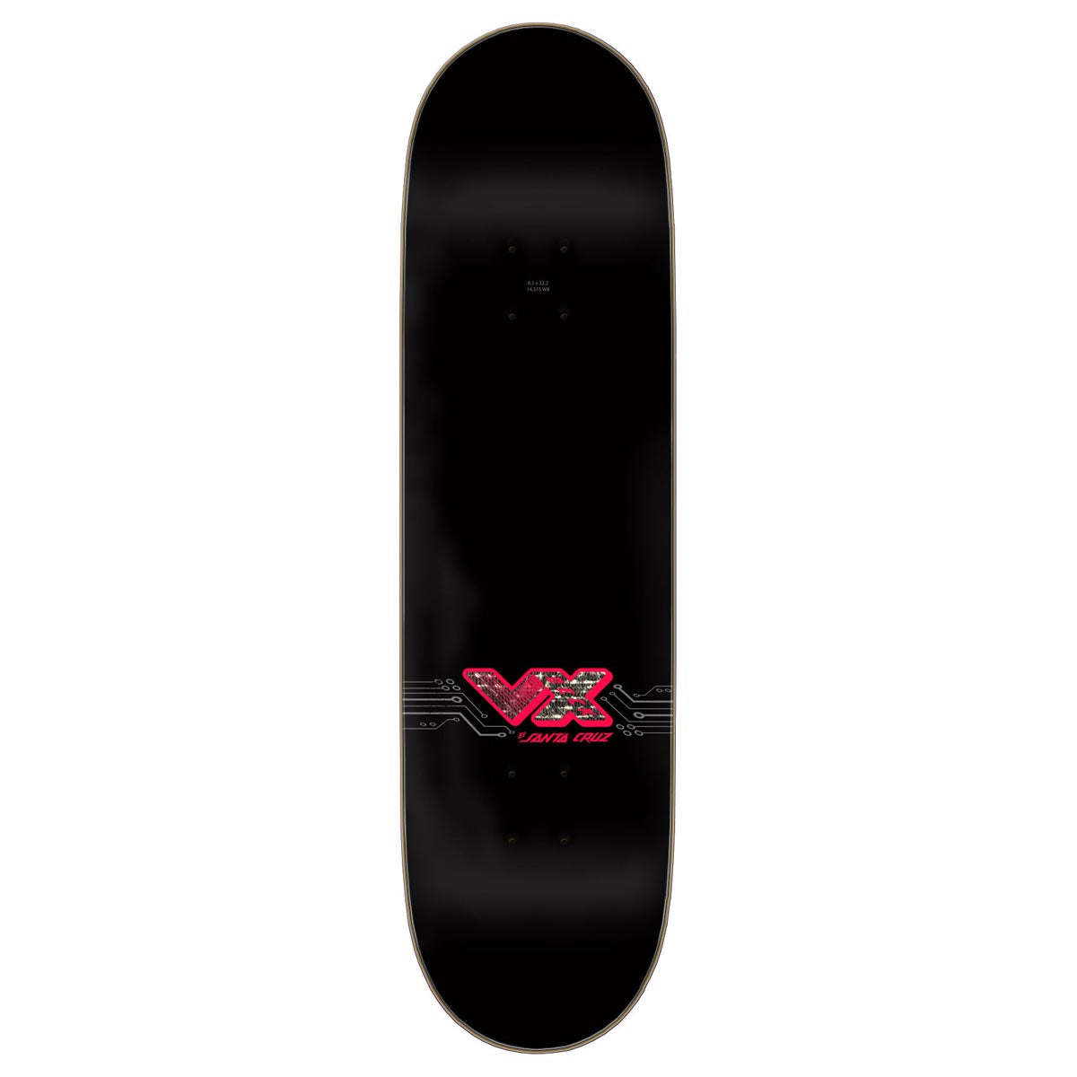 Santa Cruz Wooten Cyber VX Deck Skateboard Complete - 8.5