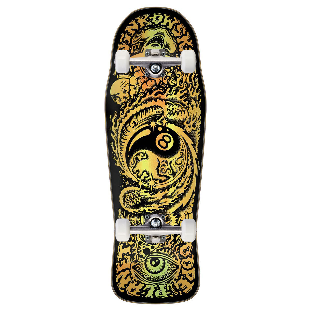 Santa Cruz Winkowski Dope Planet Shaped Skateboard Complete - 10.34