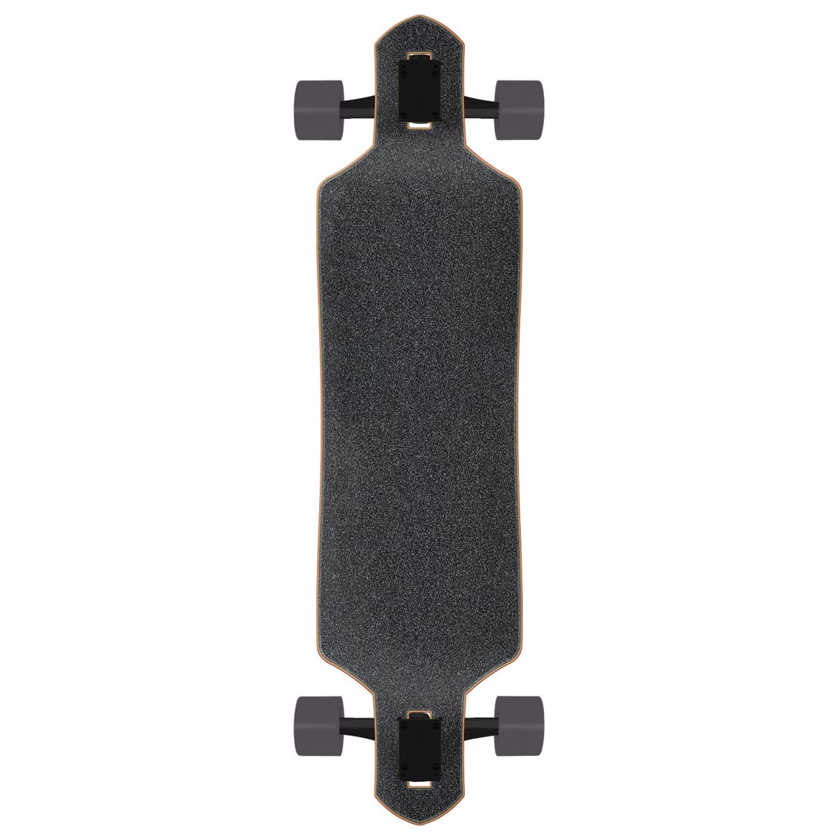 Santa Cruz Screaming Scratched Hand Dot Drop Thru Pre-Built Longboard Complete - 9.00