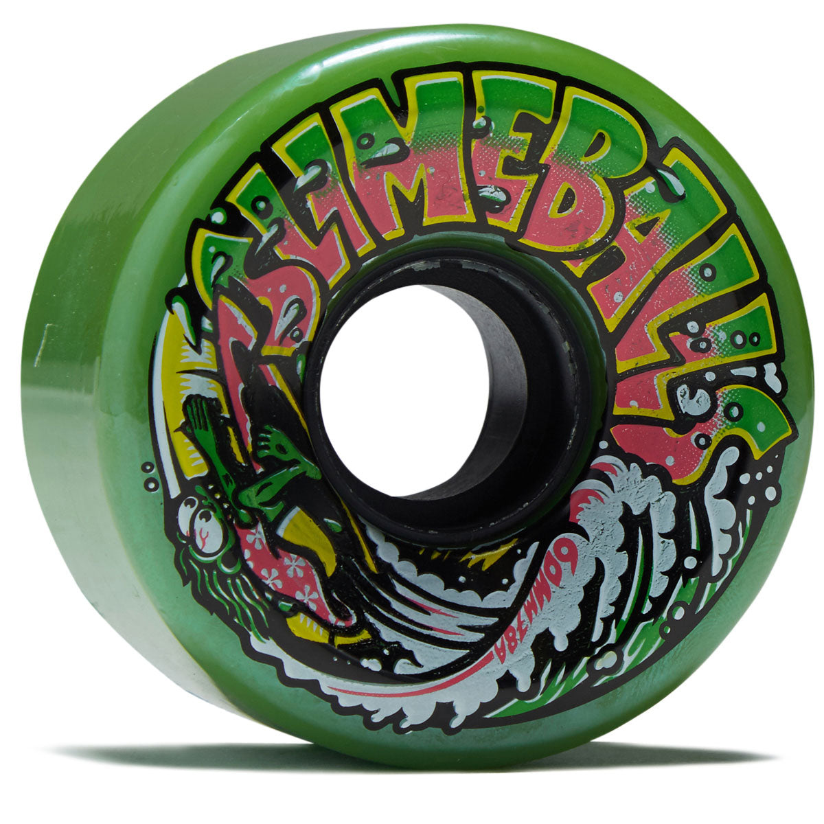 Slime Balls Surfer OG 78a Skateboard Wheels - Green - 60mm image 1