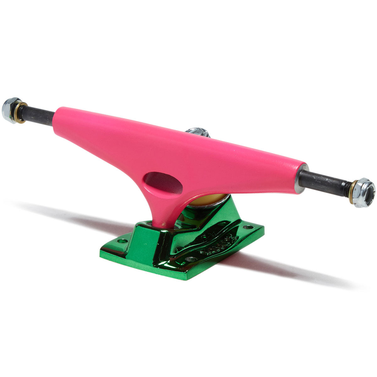 Krux K5 The Raver Standard Skateboard Trucks - Pink/Yellow/Green - 8.00