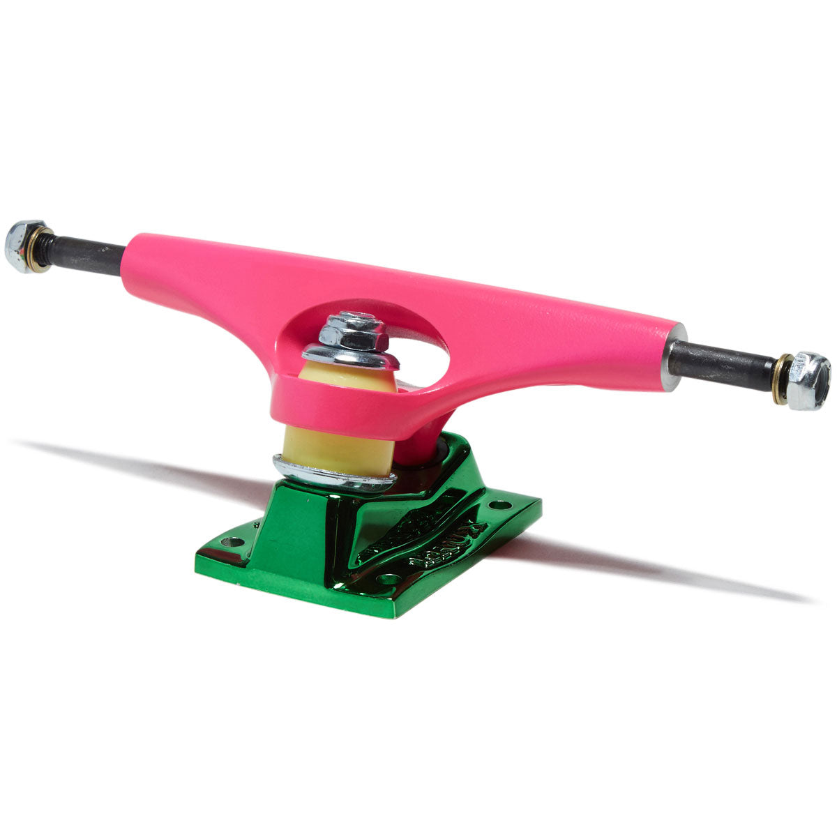 Krux K5 The Raver Standard Skateboard Trucks - Pink/Yellow/Green - 8.00