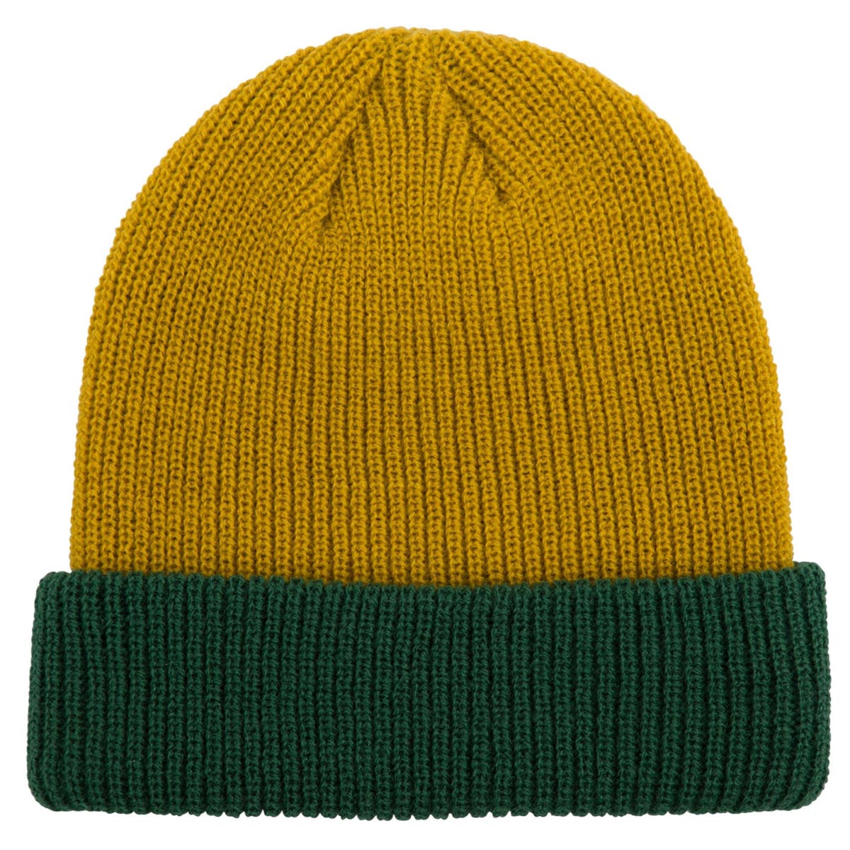 Creature Bonehead Label Long Shoreman Beanie - Gold/Green image 2