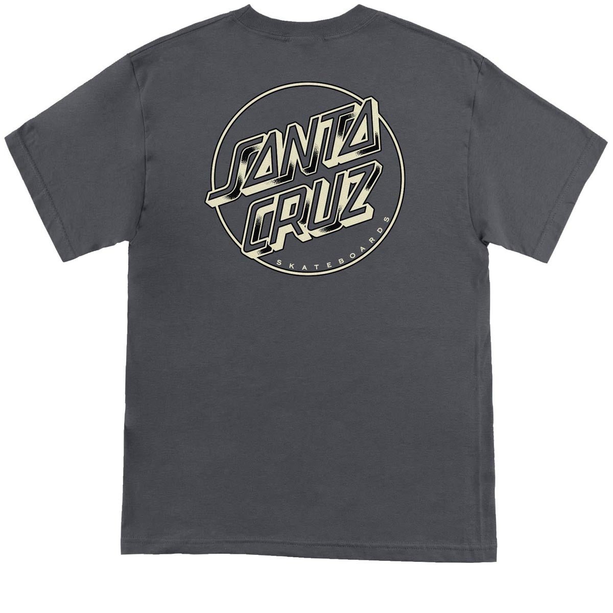 Santa Cruz Dressen Rose Dagger Opus T-Shirt - Charcoal image 2