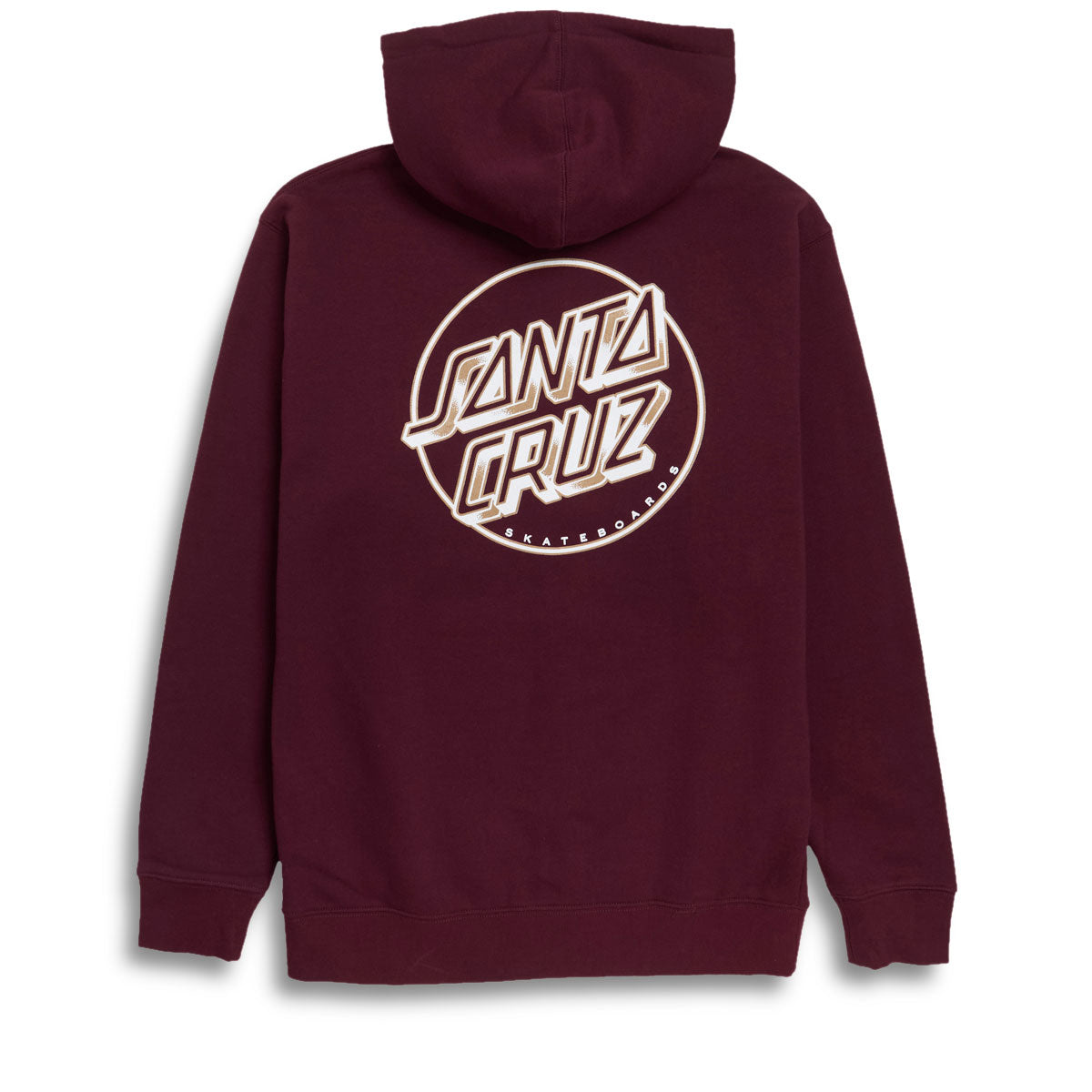 Santa Cruz Dressen Rose Dagger Opus Zip Hoodie - Maroon image 2