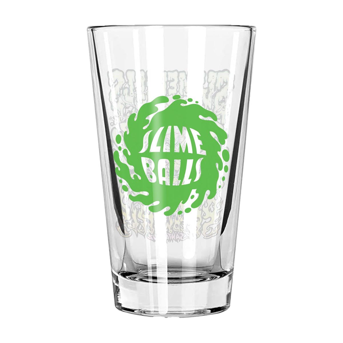 Slime Balls Dirty Donny OG Slime 16 oz Pint Glass - Multi image 2