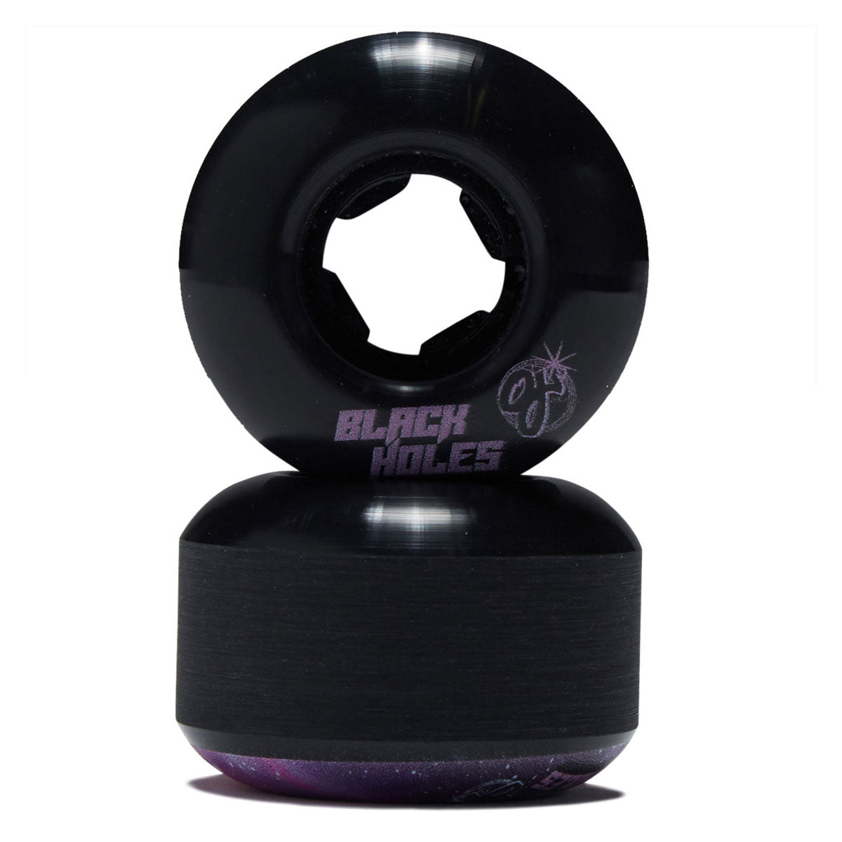 OJ Black Holes Mini Chubbies 99a Skateboard Wheels - Black - 45mm image 2