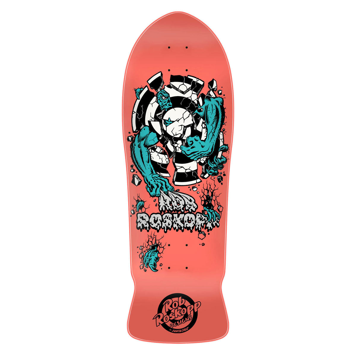 Santa Cruz Roskopp Three Reissue Skateboard Deck - 10.17