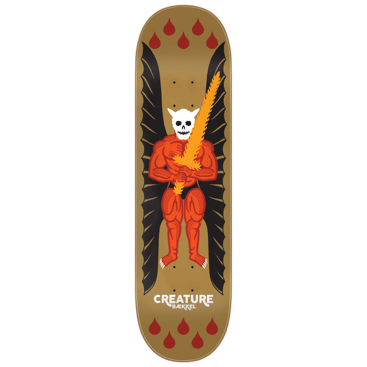 Creature Baekkel Demon Skateboard Deck - 8.60