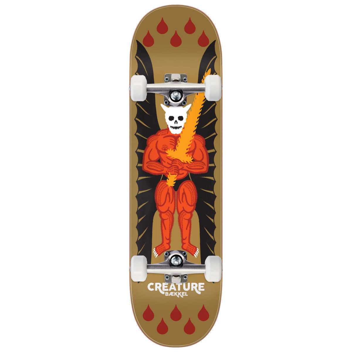 Creature Baekkel Demon Skateboard Complete - 8.60