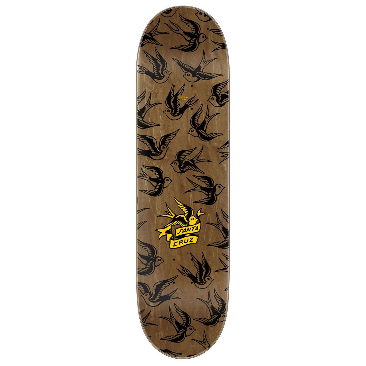 Santa Cruz Sommer Sparrows Pro Skateboard Deck - 8.00