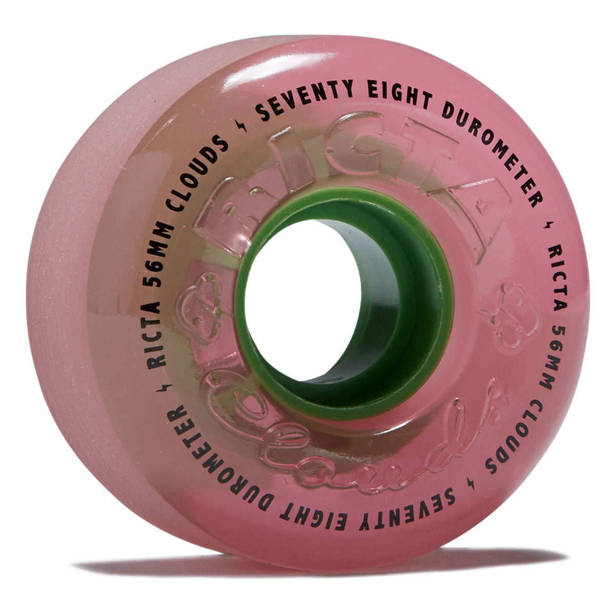 Ricta Watermelon Clouds 78a Skateboard Wheels - Pink - 56mm image 1