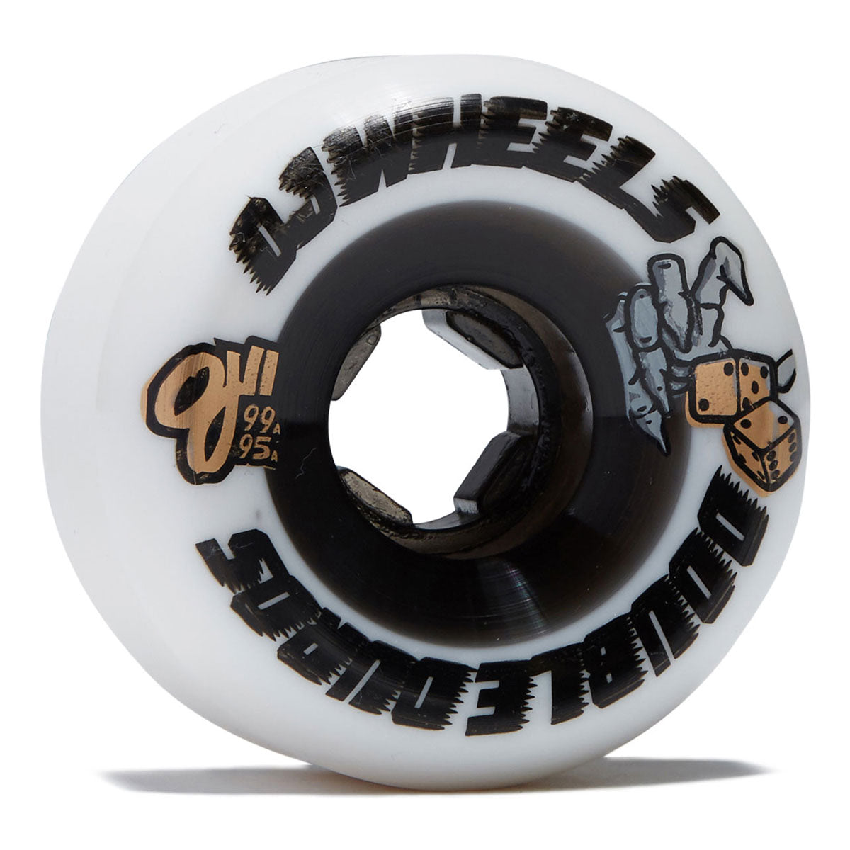 OJ Double Duro Mini Combo 99a/95a Skateboard Wheels - White - 58mm image 1