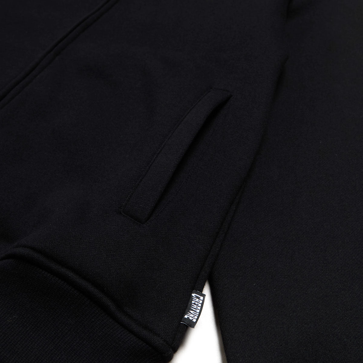 Creature Hesher Flame Zip Hoodie - Black image 3