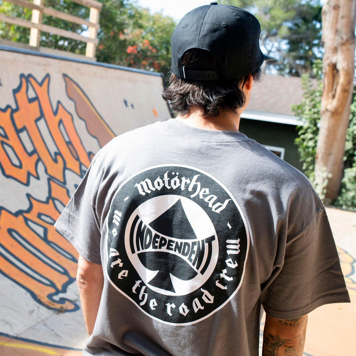 Independent x Motörhead Spade T-Shirt - Charcoal image 3