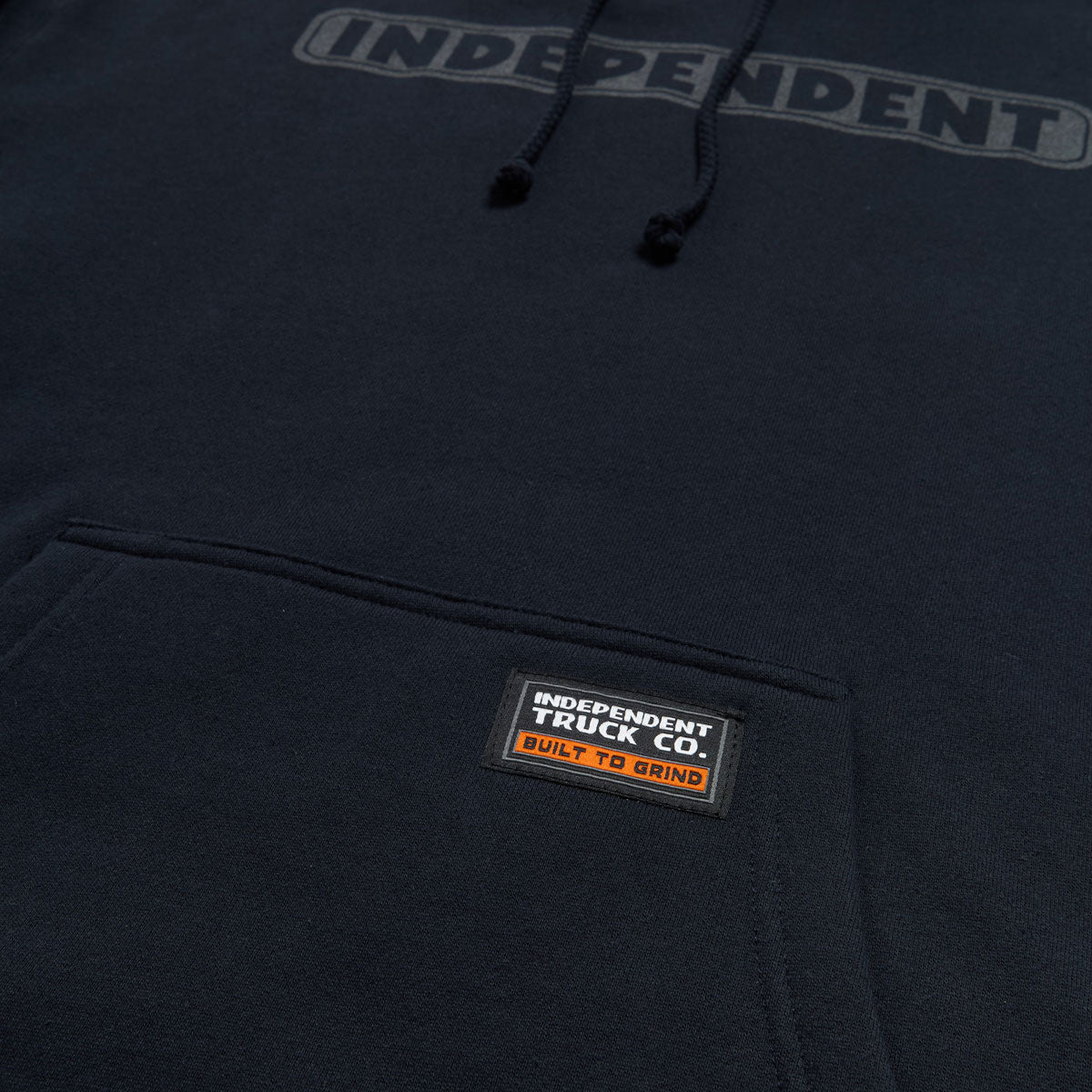 Independent Bar Logo Reflective Hoodie - Navy image 3