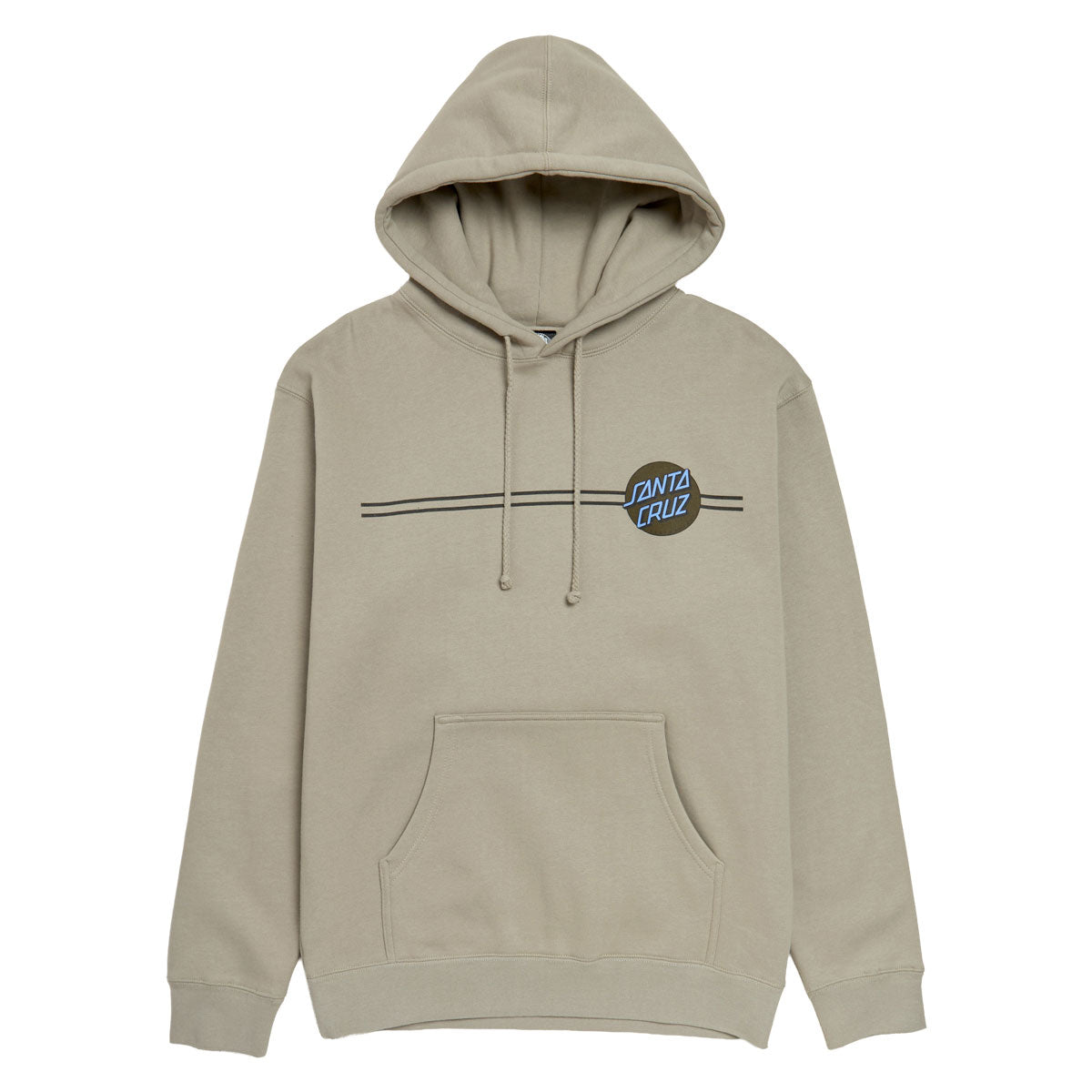 Santa Cruz Other Dot Hoodie - Cement/Brown/Blue image 1