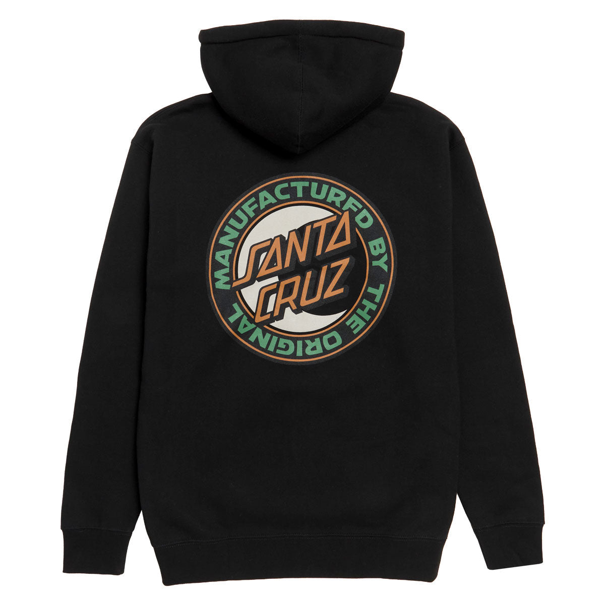 Santa Cruz MFG Moon Dot Zip Hoodie - Black image 2