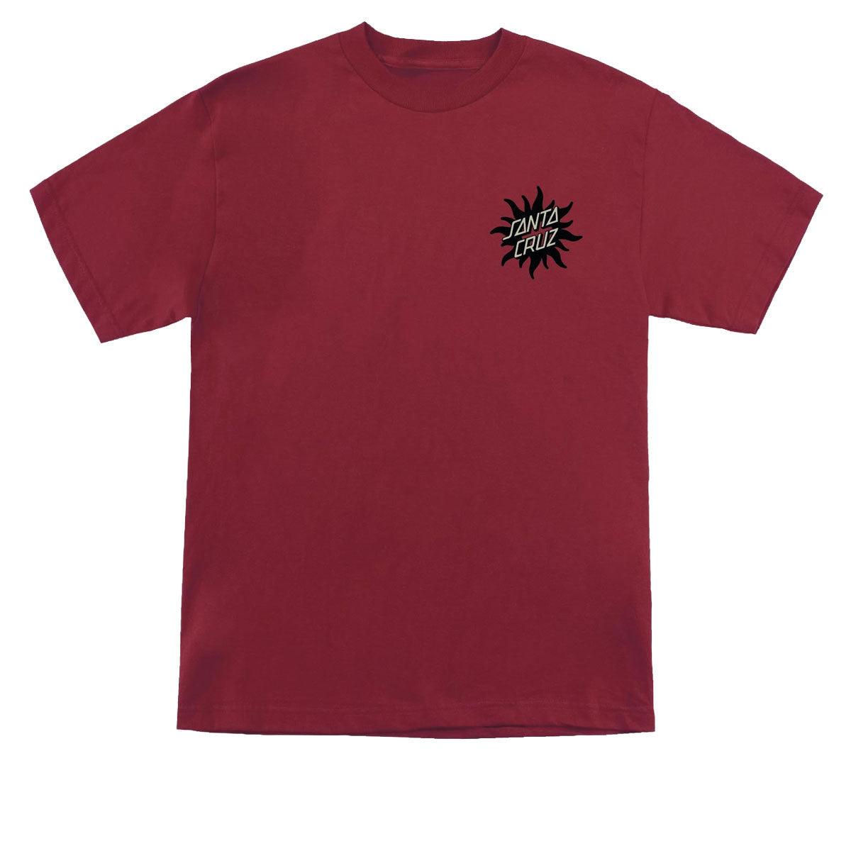 Santa Cruz Strange Check Dot T-Shirt - Cardinal Red image 2