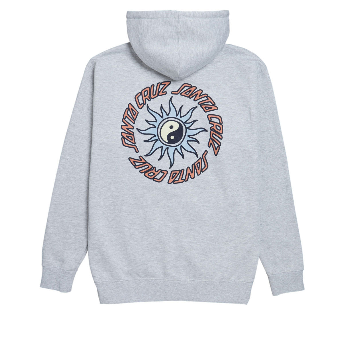 Santa Cruz Sol Spiral Zip Hoodie - Grey Heather image 2