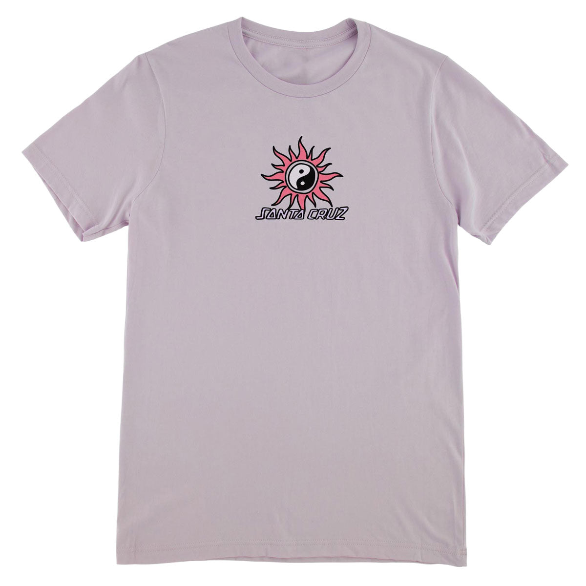 Santa Cruz Womens Sol Spiral Center Relaxed T-Shirt - Lavender Dust image 1