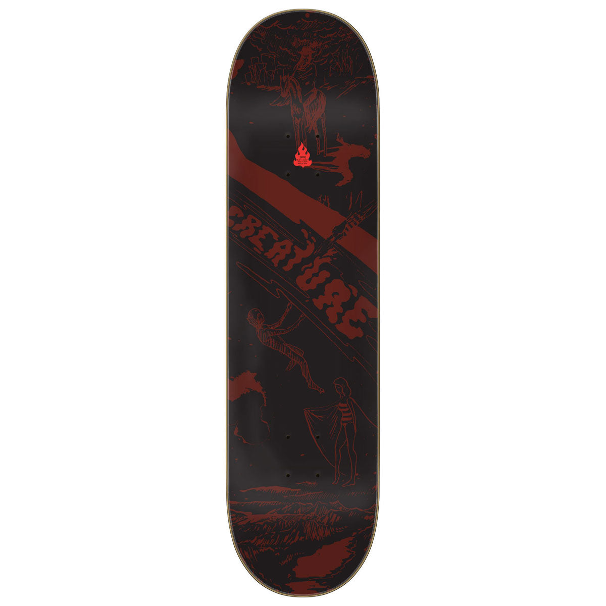 Creature Lockwood Lost Trail Pro Skateboard Deck - 8.25