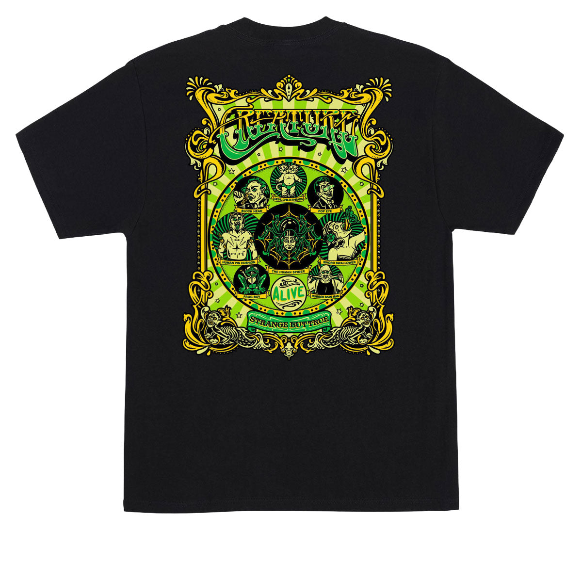 Creature Sideshow T-Shirt - Black image 1